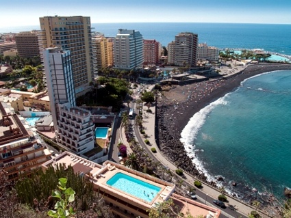 Strönde von Puerto de la Cruz, Teneriffa